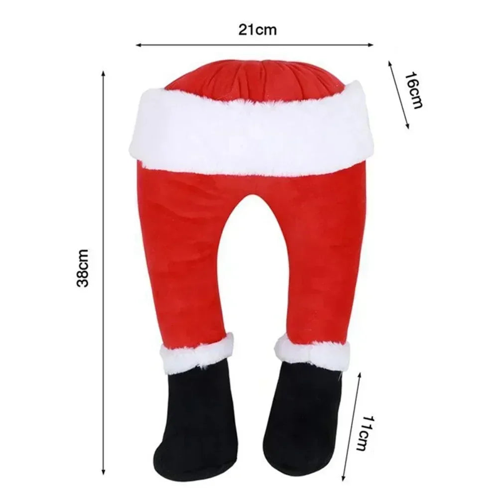 SantaLegs - Magische Pluche Decoratie voor Kerst