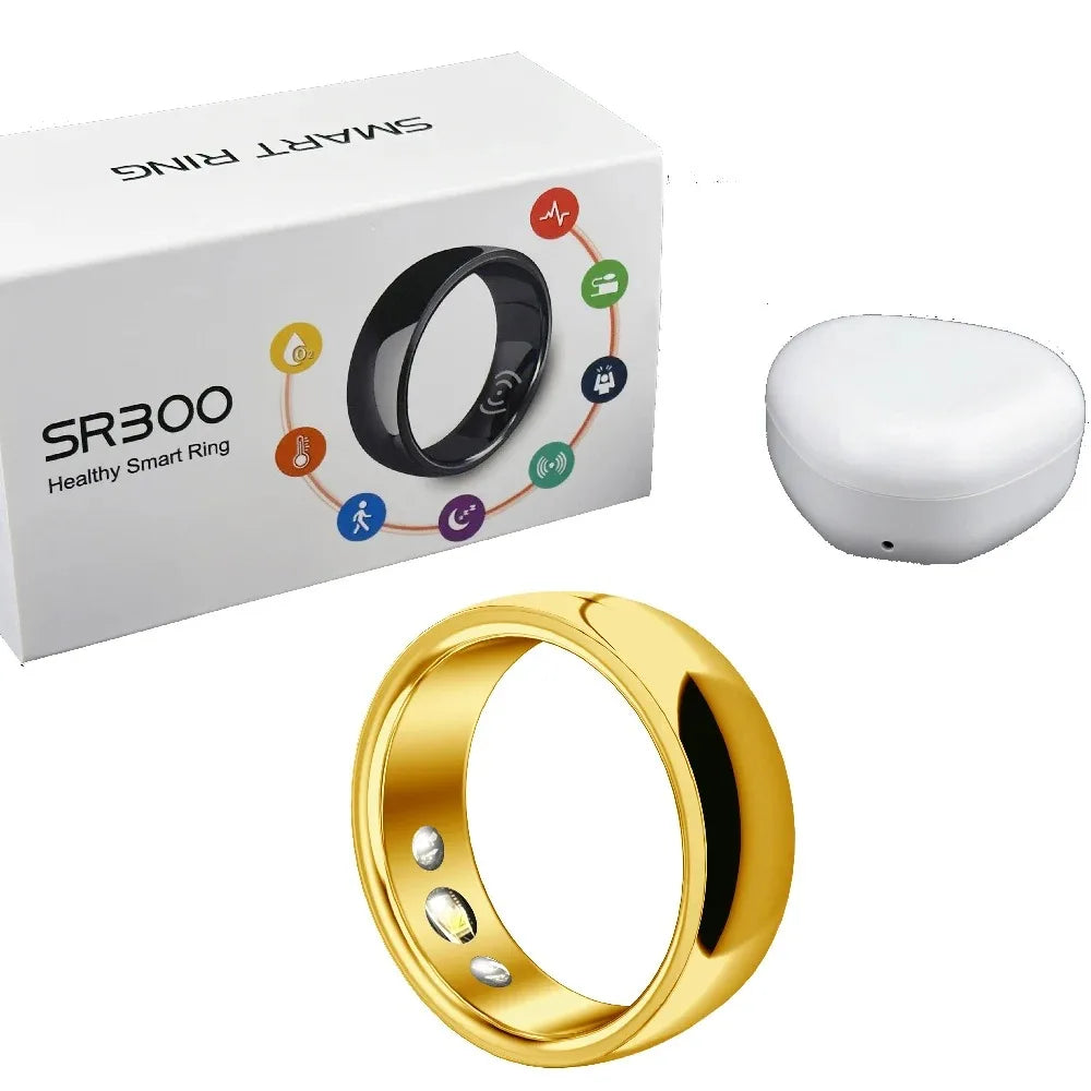 VitalityRing - Stijlvolle Slimme Gezondheidsmonitor Ring