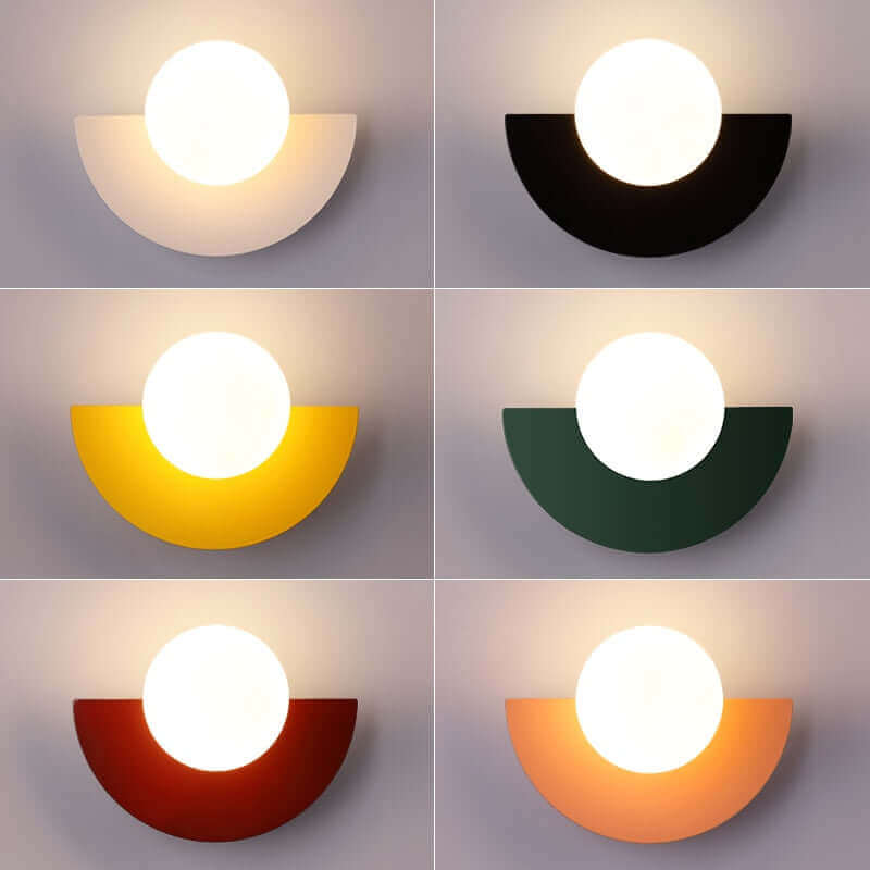 Noorderlicht Charme - Halvemaan Wandlamp van Metaal
