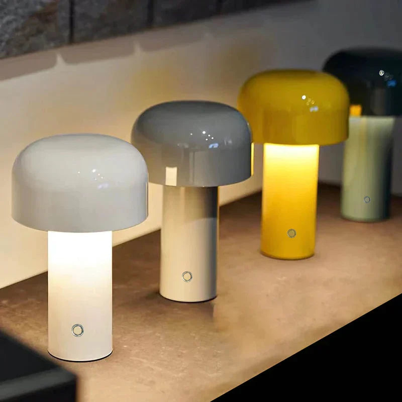 Italiaanse Paddenstoel Draadloze Tafellamp - Elegante Tafellamp voor een Magische Sfeer