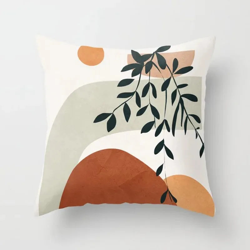 VelvetHaven Kussenhoes - Stijlvolle Botanische Kussenhoes voor Frisse Interieur Makeover
