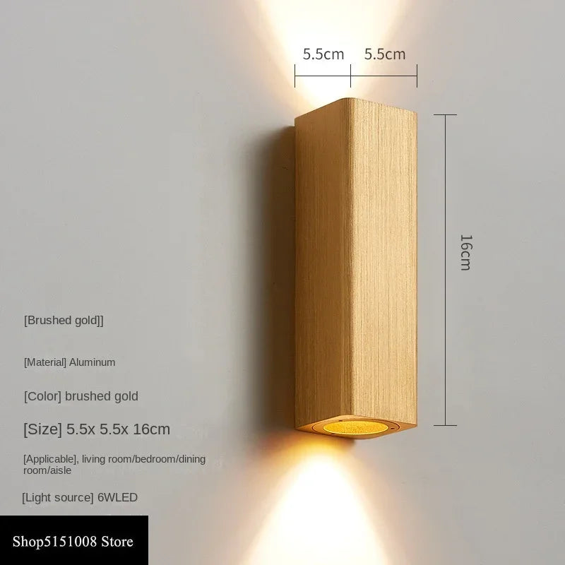 GlowLuxe - Stijlvolle LED Wandlamp voor Slaapkamer