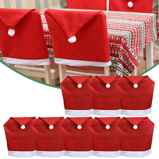 Kerstige ChristmasCover Stoelhoezen - voor een Sprankelende Tafelsetting