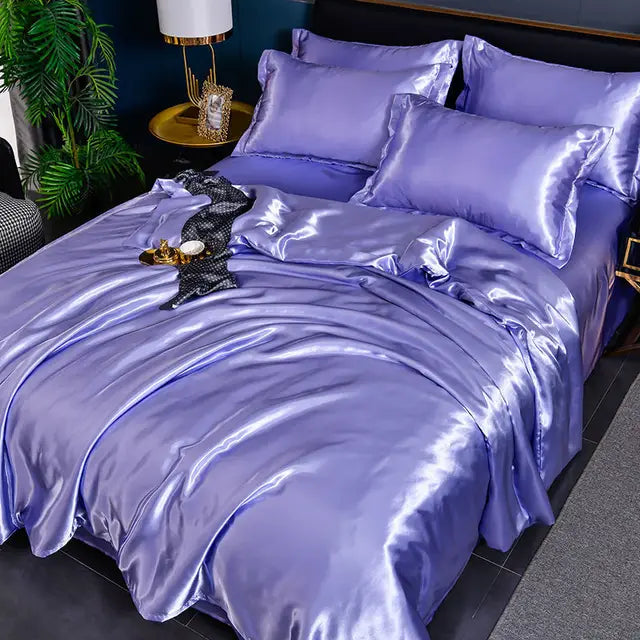 SatinLuxe Duvet Cover - Luxe Satijnen Dekbedovertrek voor Uw Slaapkamer