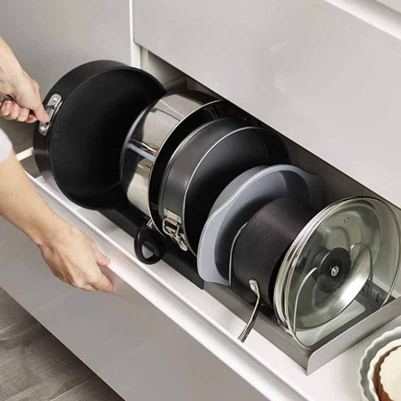 KitchenMaster Organizer - Oplossing voor Rommelige Kasten