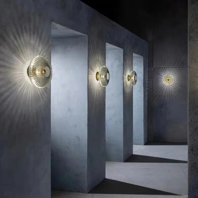 Verre Luminis – Elegante Glazen Wandlamp voor Sfeervolle Verlichting