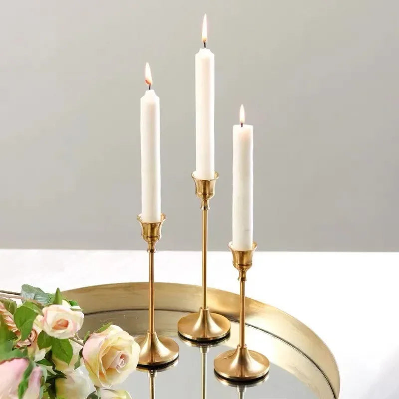 Dreamy Lights - Luxe Gouden Kaarsenhouders voor Elke Gelegenheid