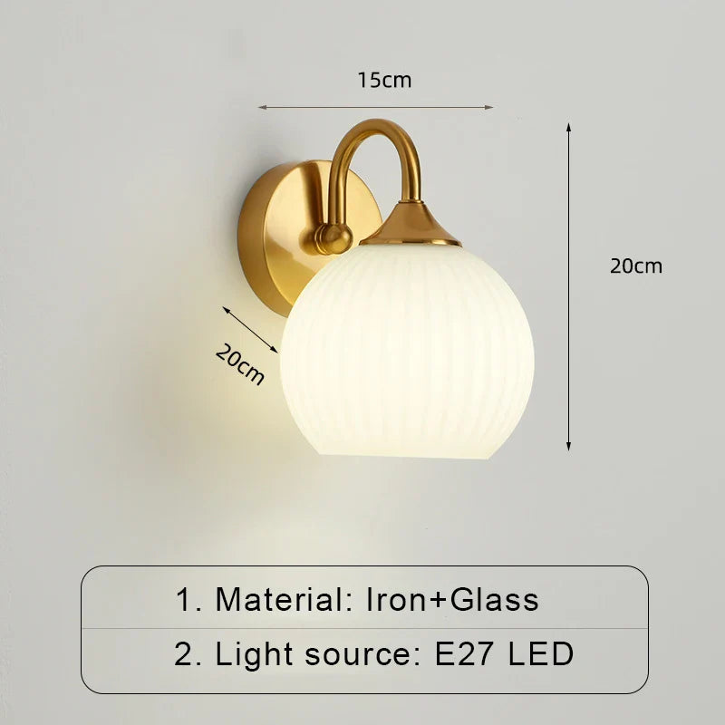 ModernWall - Scandinavische LED Wandlamp met Glas