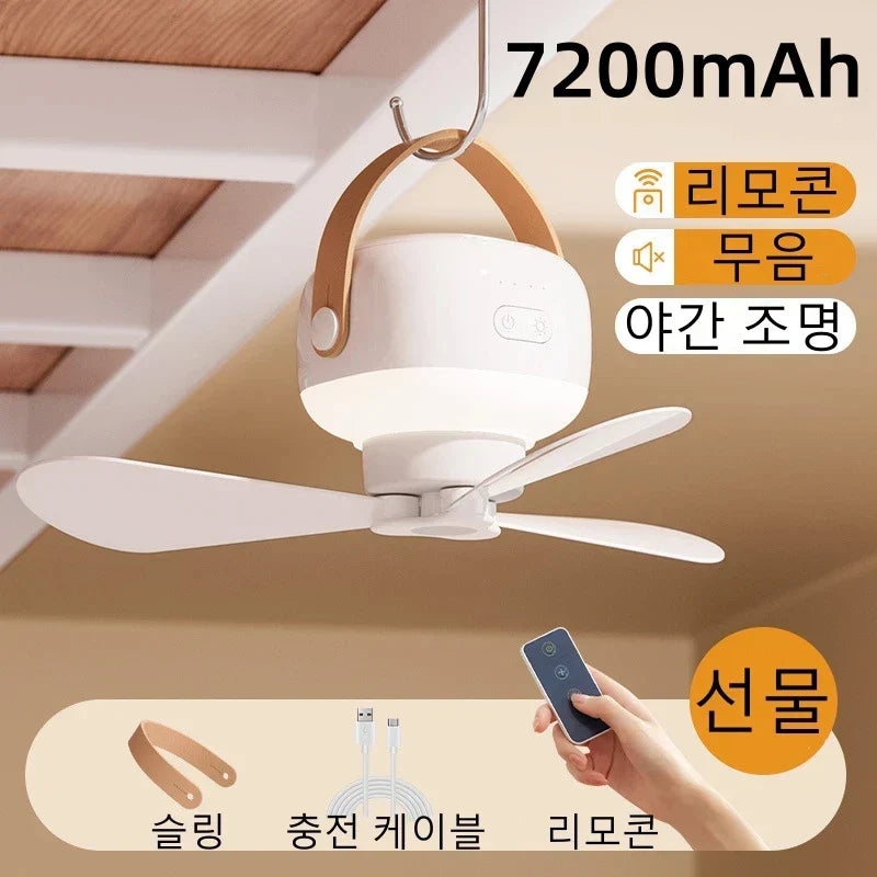 AirGlow Luxe Fan – Stijlvolle Plafondventilator met LED Verlichting