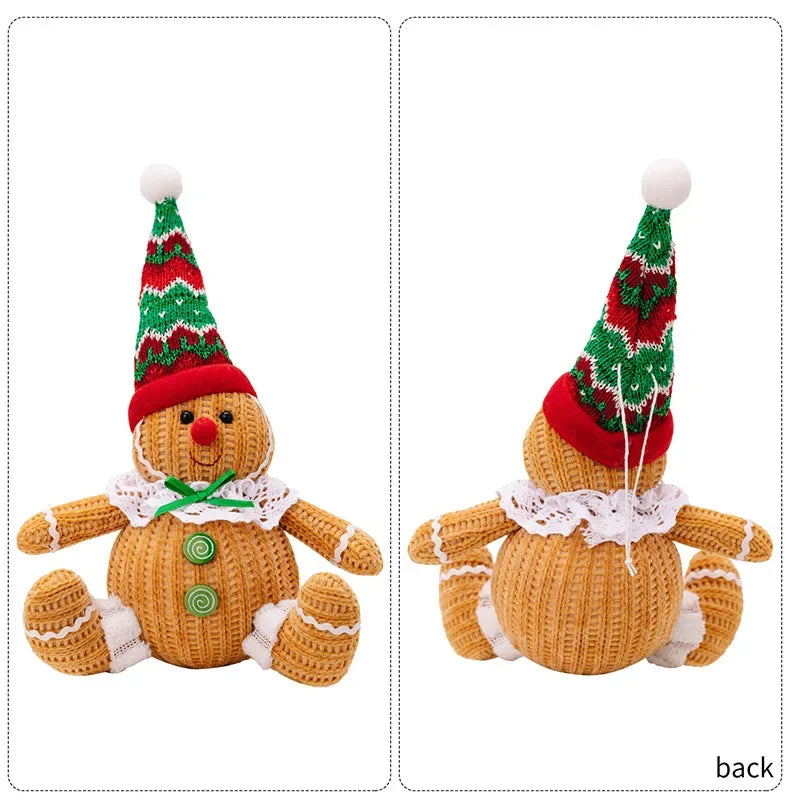 Feestelijke Peperkoekman Hanger voor Kerstversiering – Geel