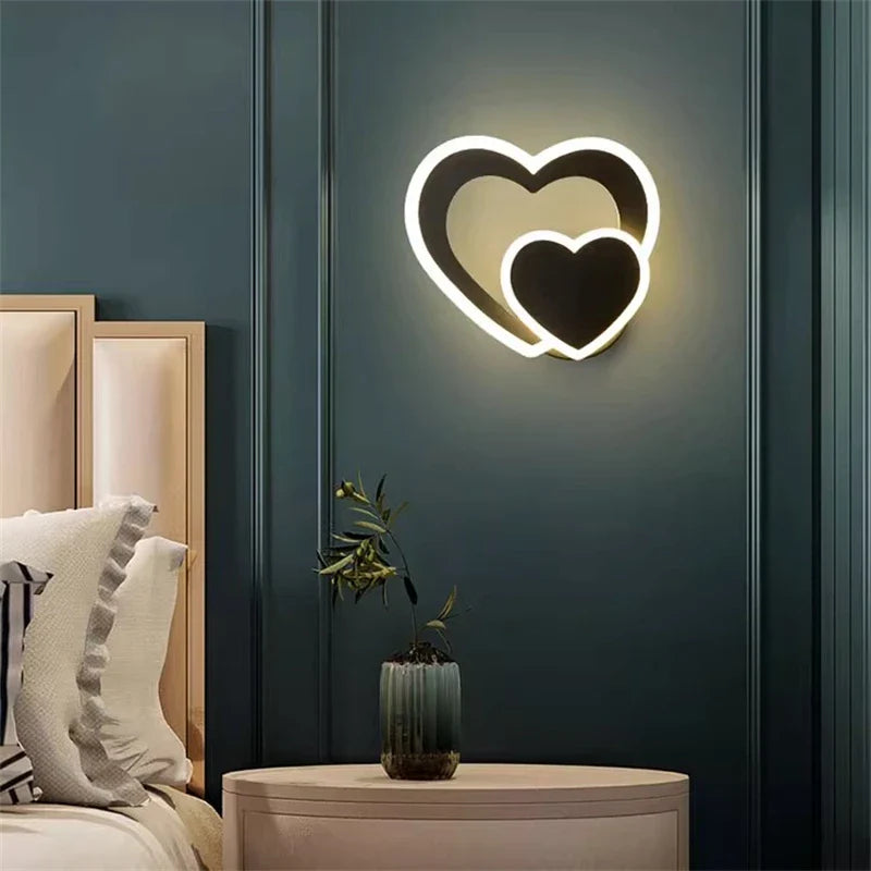 HeartGlow Wall Lamp - Moderne LED Verlichting