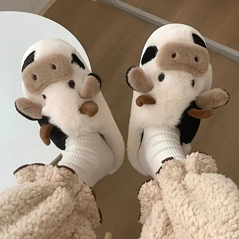 ComfortCow Slippers - Speelse Slippers voor Comfortabele Winterdagen
