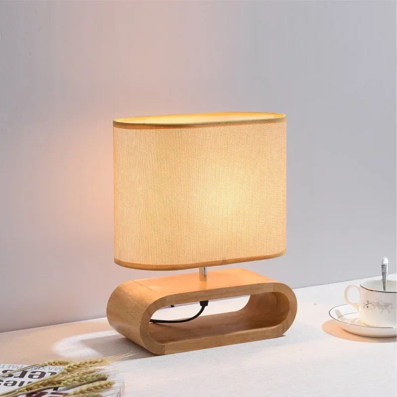 ZenWood – Elegante Japanse Bureau Lamp voor Sfeer