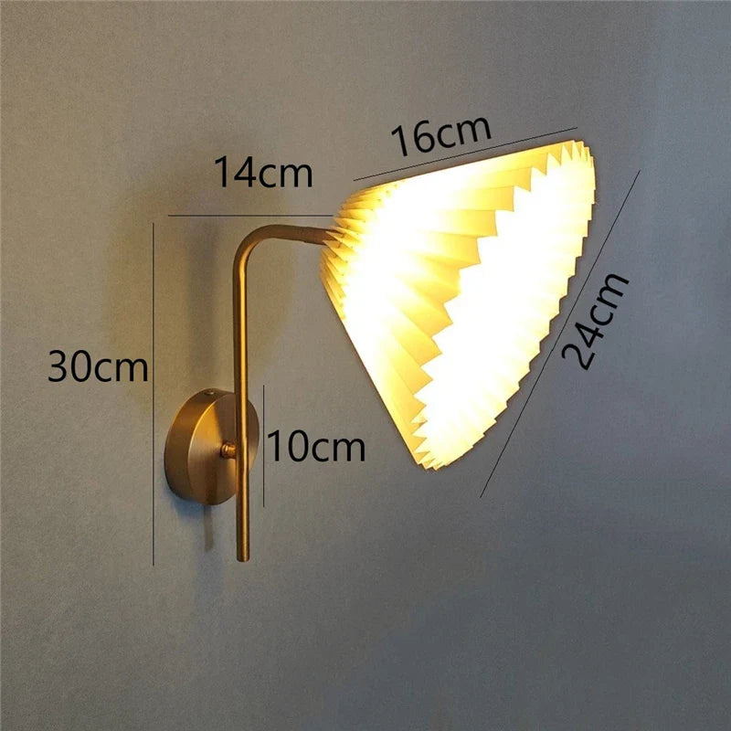 NordicLuxe - Luxe Gouden Wandlamp voor de Slaapkamer