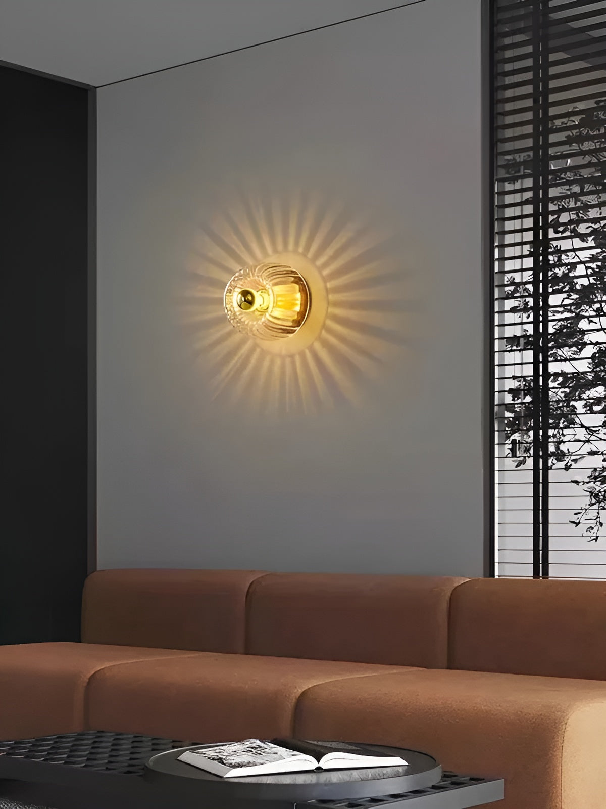 ScandiElegance Wandlamp – Moderne Glazen Verlichting met Bauhaus Charme