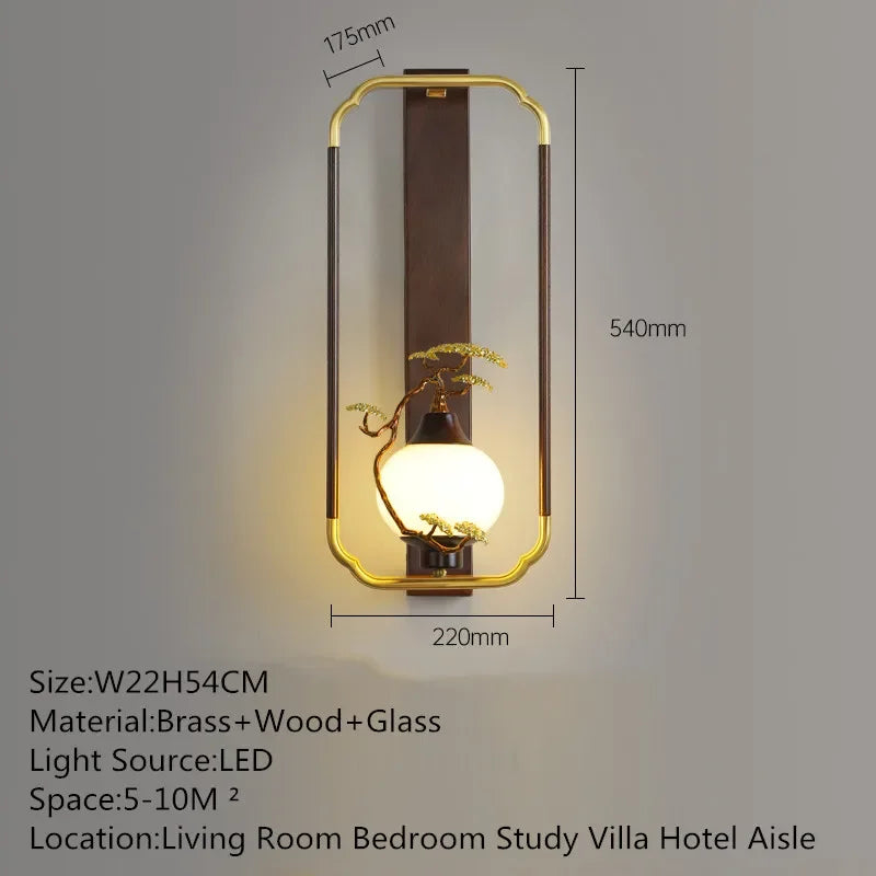 BrassGlow Wall Lamp - Elegante Messing Wandverlichting
