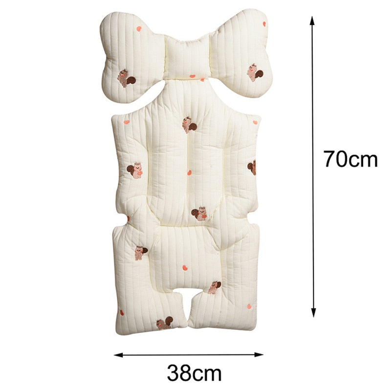 SnuggleRide - Comfortabel Kinderwagen Kussen met Stijlvolle Prints