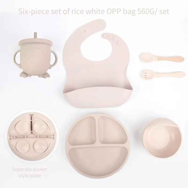 SiliconeBaby Set – Complete 6-delige Voedingsset voor Baby's