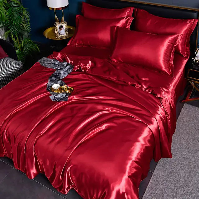 SatinLuxe Duvet Cover - Luxe Satijnen Dekbedovertrek voor Uw Slaapkamer