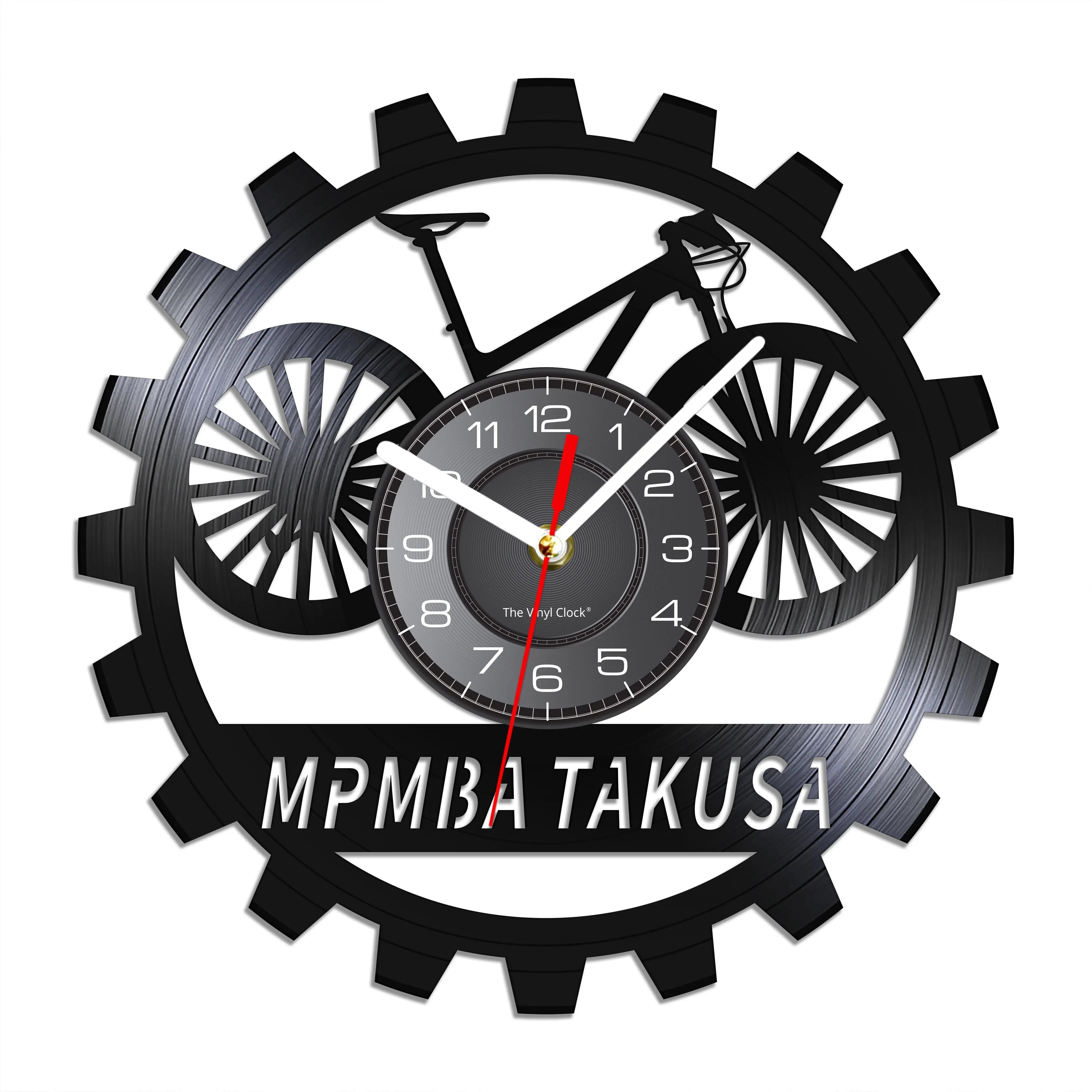 VinylCycle Clock – Unieke Kleurveranderende Vinyl Wandklok