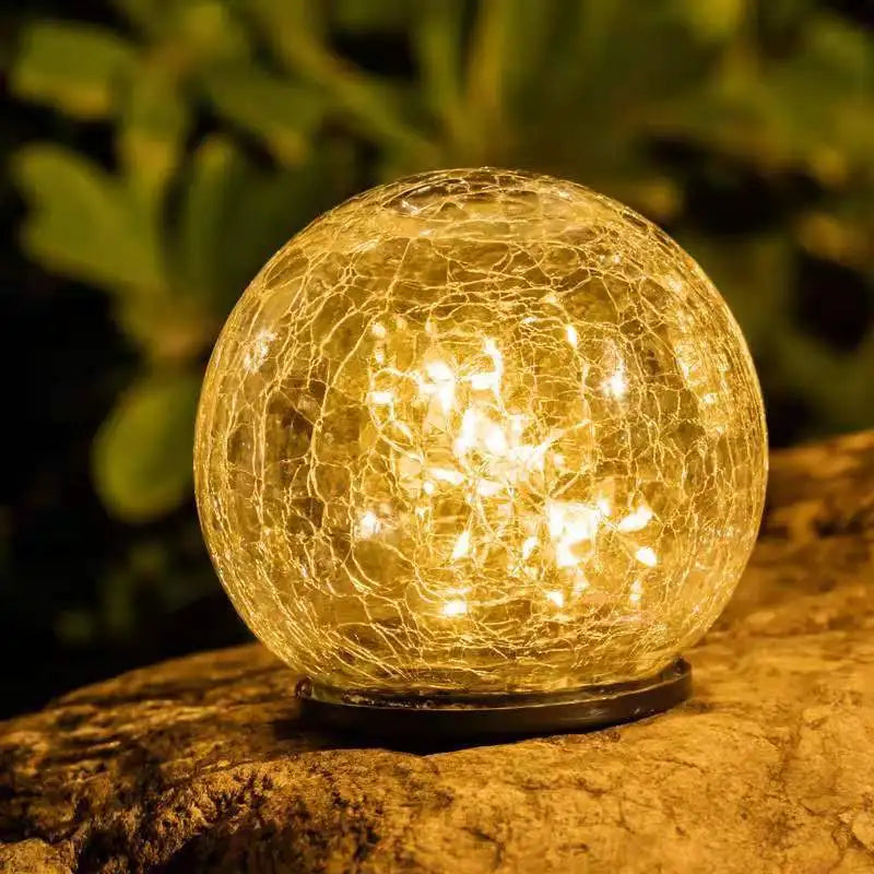 SparkleSphere Light - Magische Zonne-energie Tuinlamp