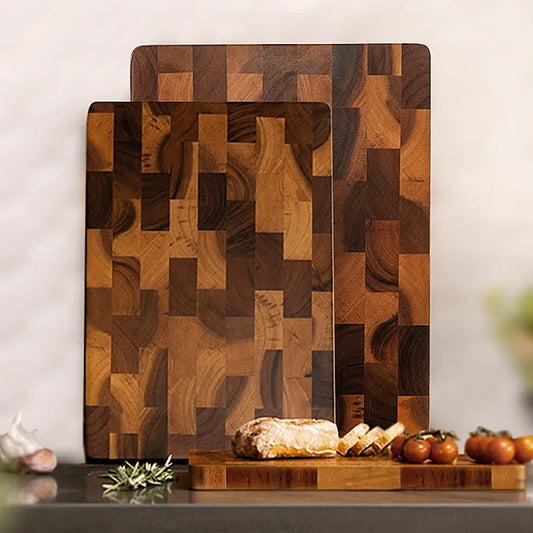 TimberFlow – Luxe Dubbelzijdige Houten Snijplank