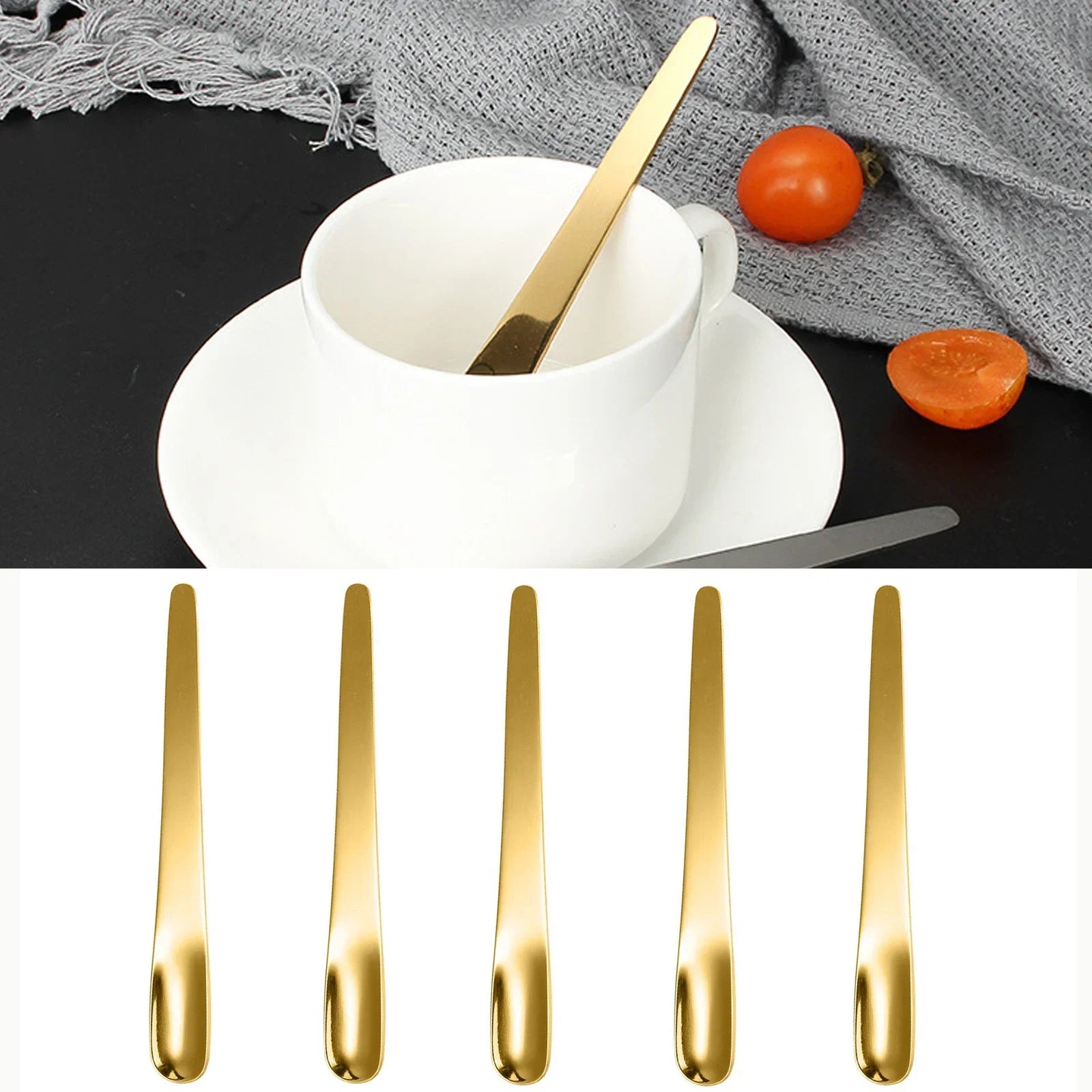 CoffeeSpoonSet - Stijlvolle RVS Lepels voor Koffie & Thee