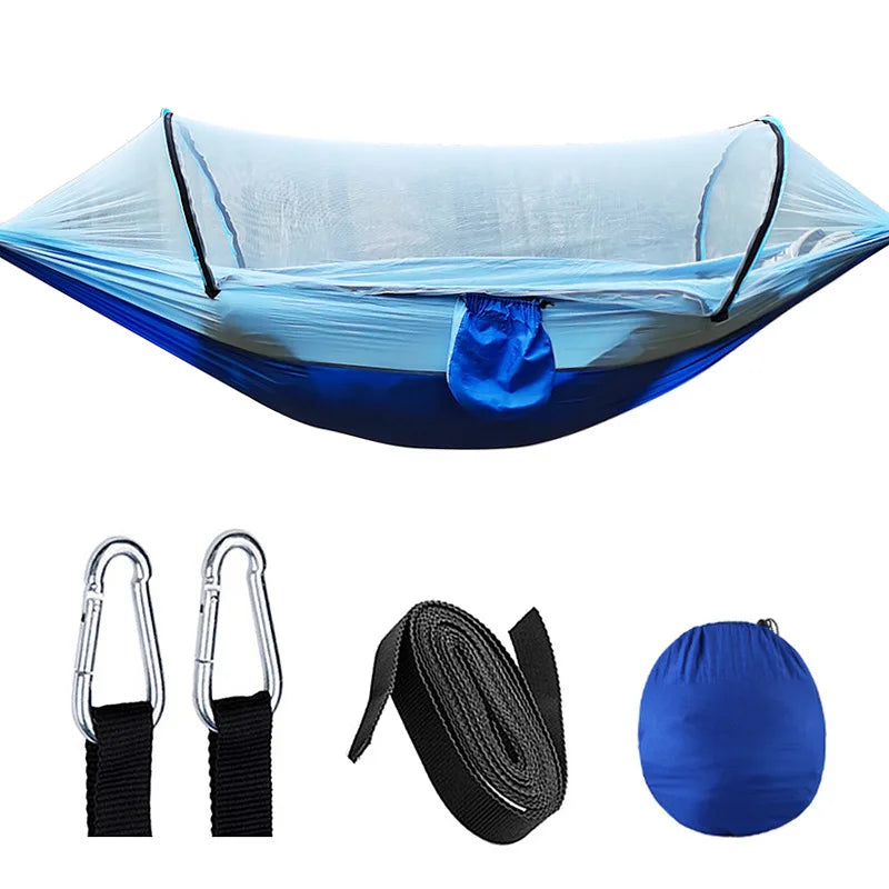 HangMatPro – Hangmat met Muskietennet en Anti-Rollover