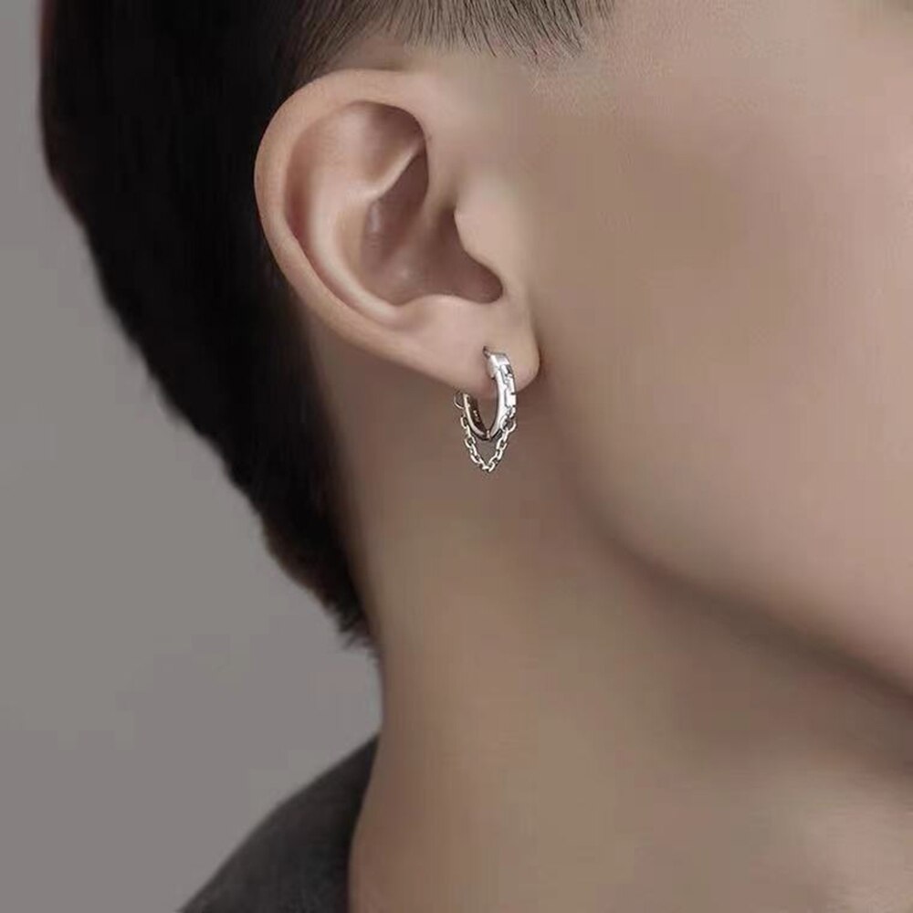 ChainHoops Oorbellen - Trendy Elegante Hoop Earrings