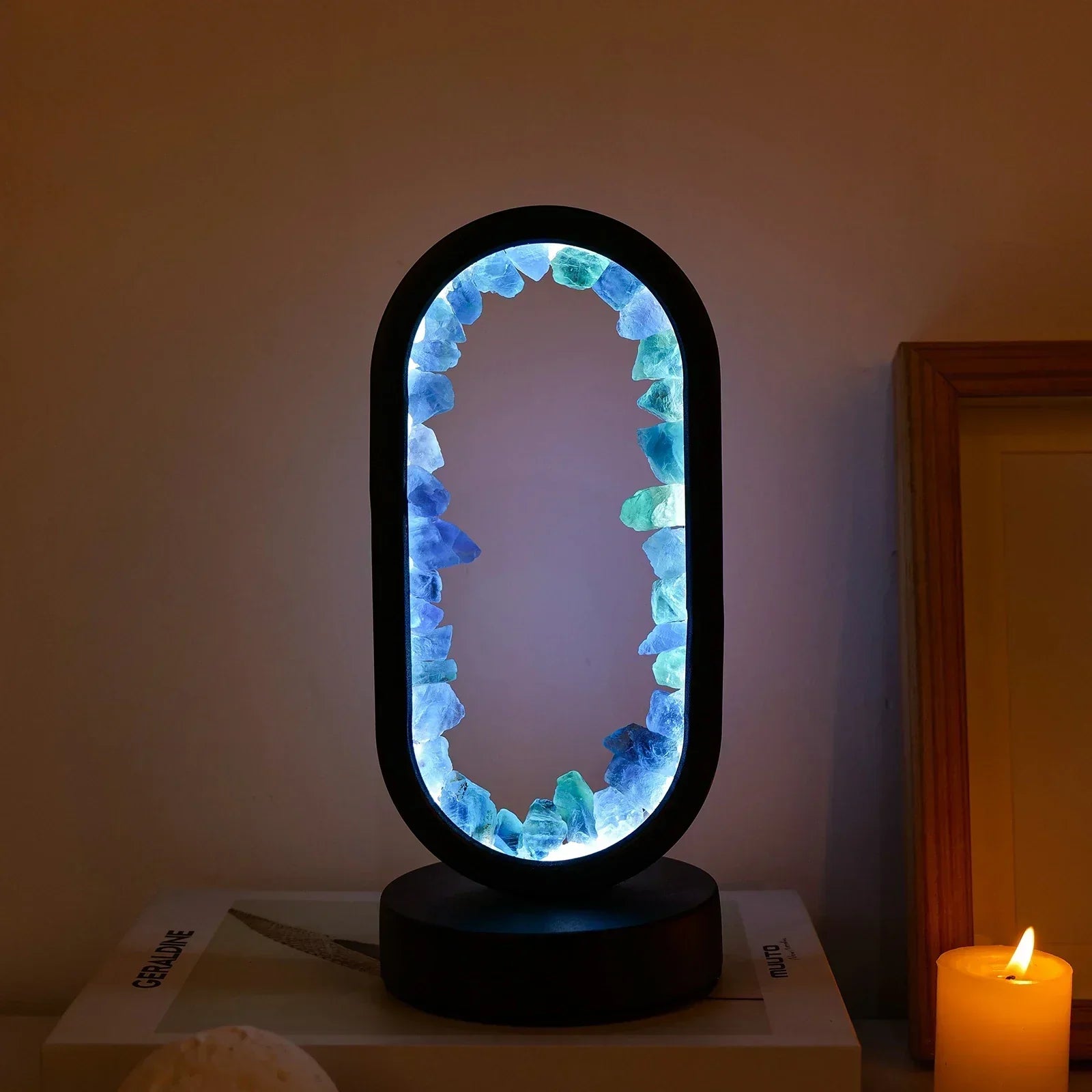 Améthystique – Elegante Natuurlijke Kristallen Verlichting