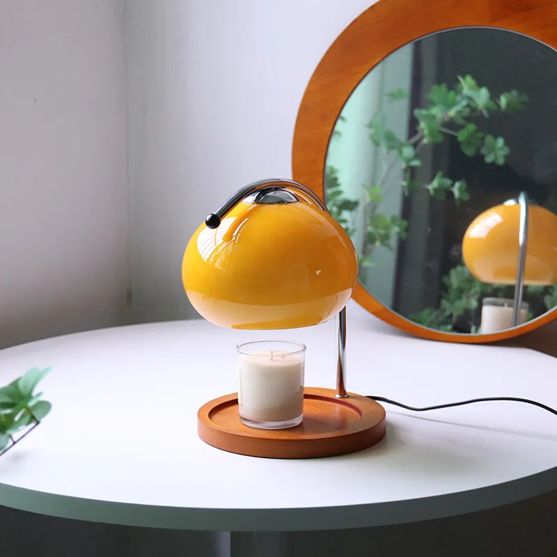 CandleAura – Geurige Retro Lamp voor Sfeer