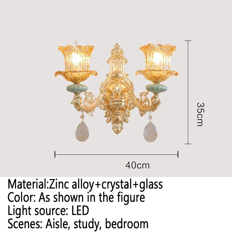 CrystalLuxe - Luxueuze Kristallen Wandlamp voor Modern Interieur