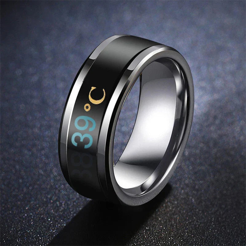 ThermoRing – Stijlvolle Unisex Temperatuur Monitoring Ring