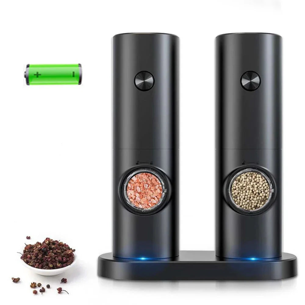 GrindPro - Moderne Elektrische Peper- en Zoutmolen met LED