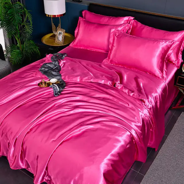 SatinLuxe Duvet Cover - Luxe Satijnen Dekbedovertrek voor Uw Slaapkamer