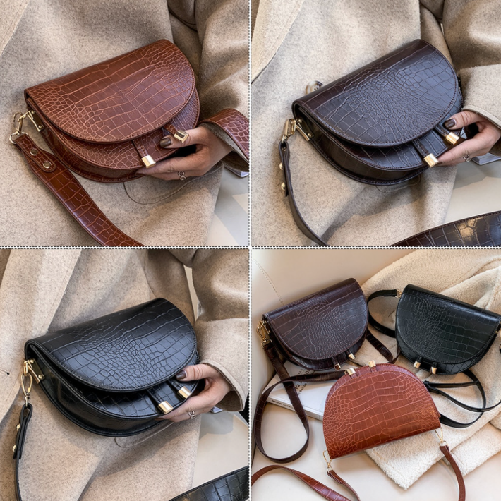 Chelsey Crossbody Bag – Stoere Tas met Krokodillenprint