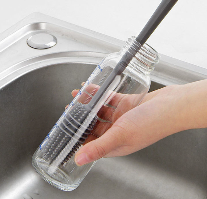 BrushMaster – Siliconen Afwasborstel voor Flessen en Glazen