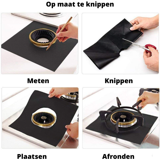 StoveGuard Protector - Handige Oplossing voor Schone Fornuis