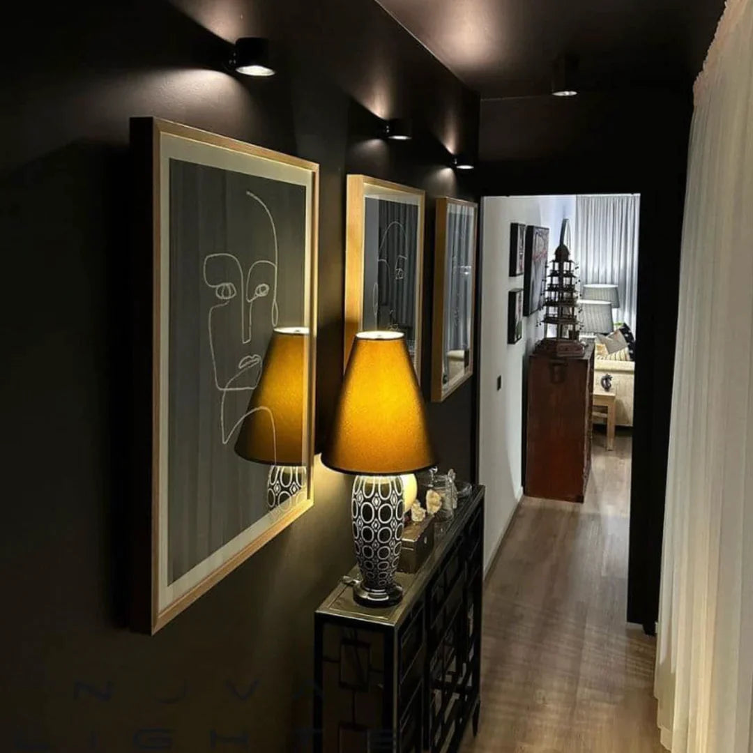 360° Updown Muurlamp - Draadloze Oplaadbare Muurlamp