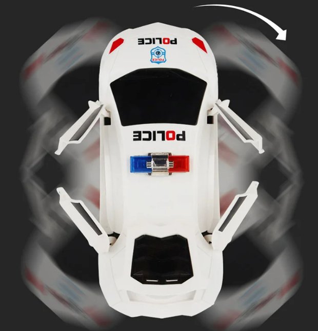 SpeedGlider – Dynamische politieauto met licht en geluid