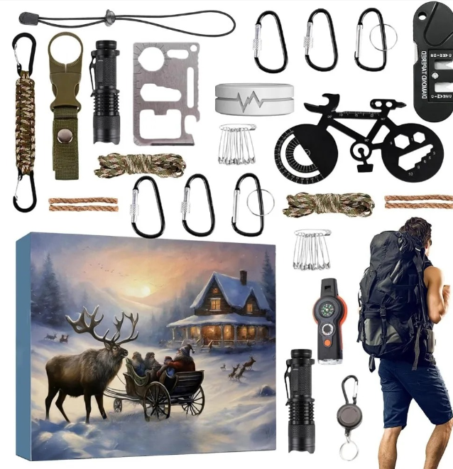 SurvivalPro Advent Calendar 2025 - Essentiële Outdoor Gear voor Avonturiers