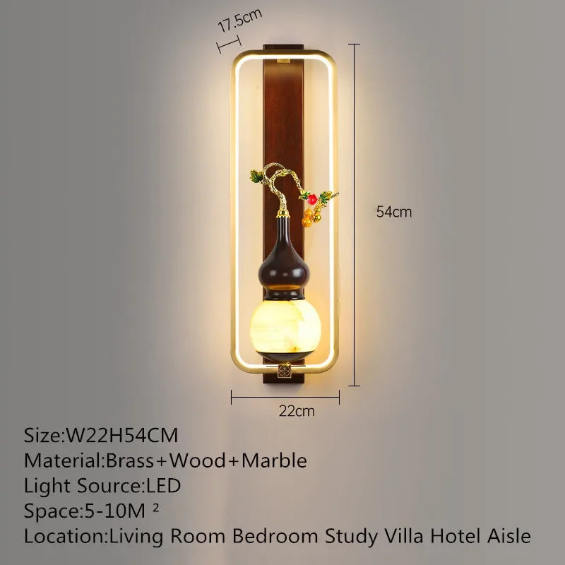 BrassGlow Wall Lamp - Elegante Messing Wandverlichting