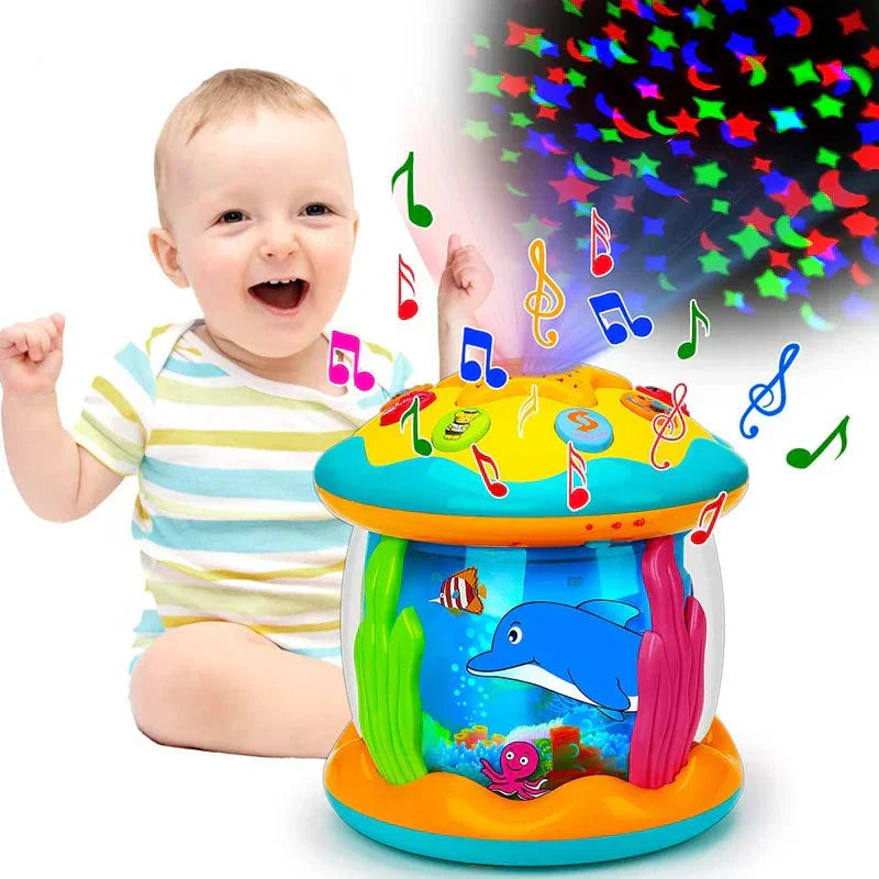 TwinkleDrum - Magische Baby Speelgoedtrommel met Licht en Geluid