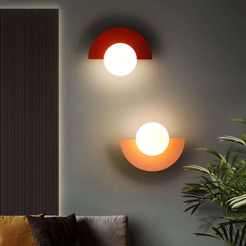 Noorderlicht Charme - Halvemaan Wandlamp van Metaal