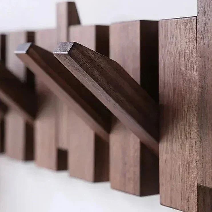 HarmonyHook - Stijlvol Verstelbaar Houten Wandrek