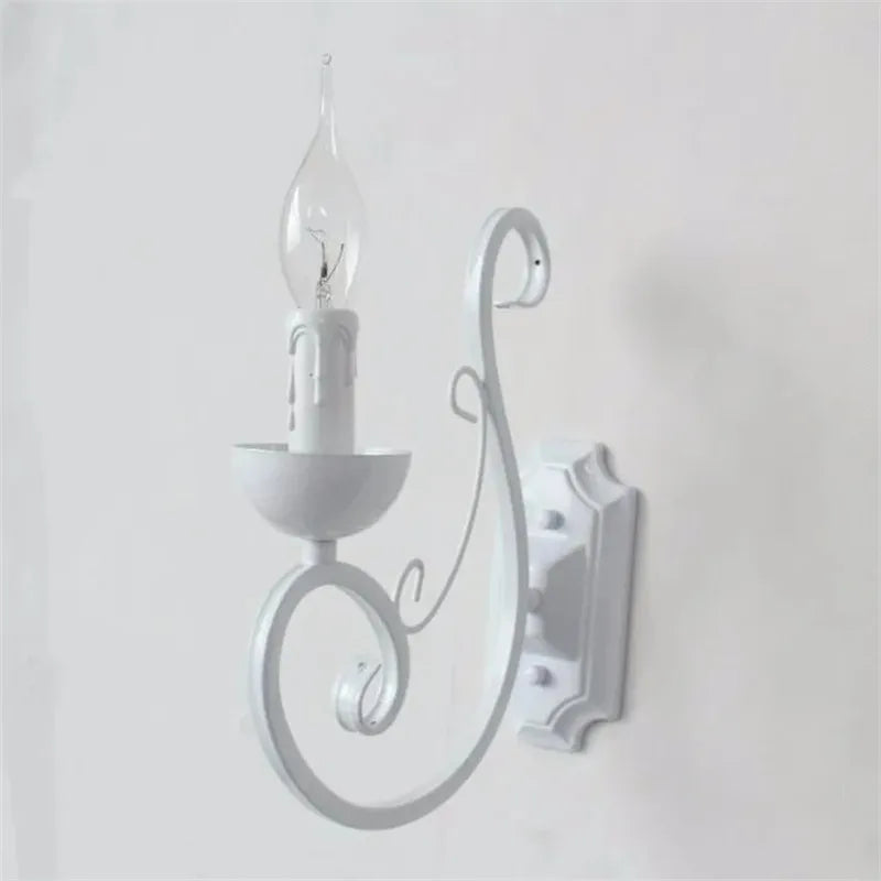 LuminousEra - Witte Muurlamp met E14 Kaarslicht
