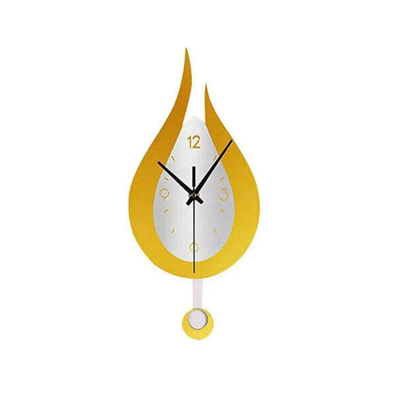 WaterDrop Clock - Minimalistische Pendule Wandklok