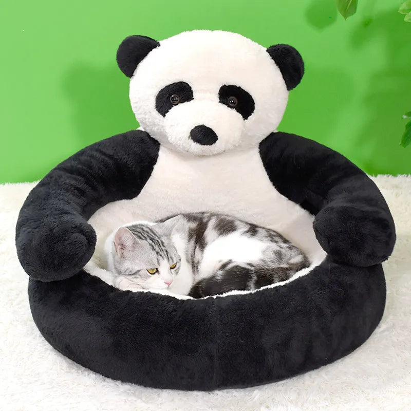 Samiya – Luxe Pluche Kattenbed voor Slaapcomfort