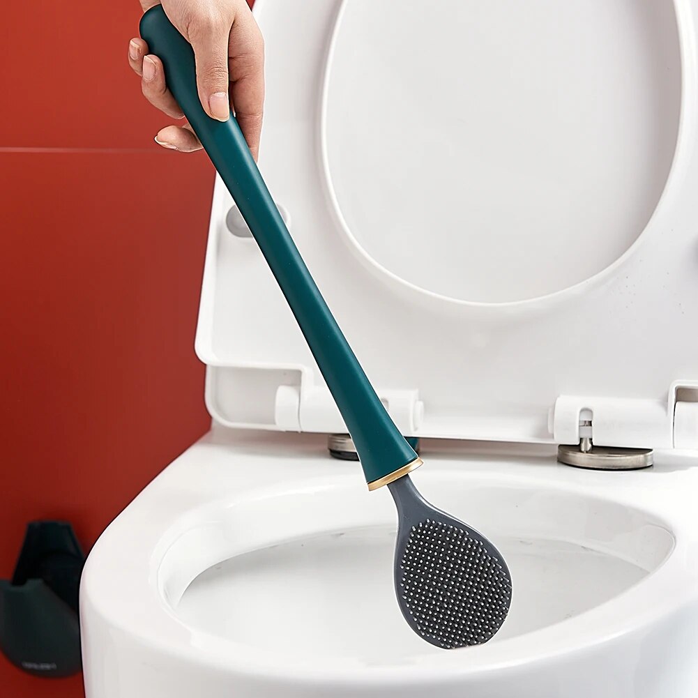 SumiClean - Strakke Siliconen Toiletborstel voor Jouw Badkamer