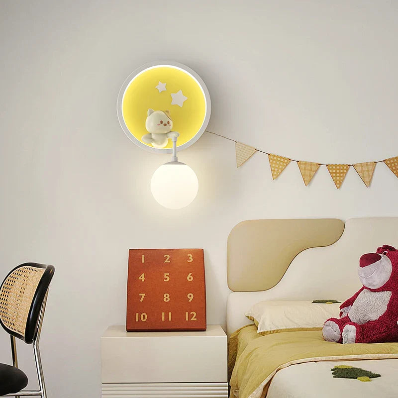 RomanticWall Light – Speelse Dieren Wandlamp voor Kinderen